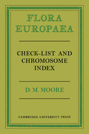 Flora Europaea Check-List and Chromosome Index