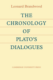 The Chronology of Plato's Dialogues