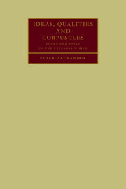 Ideas, Qualities and Corpuscles