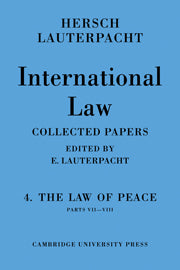 International Law: Volume 4, Part 7-8