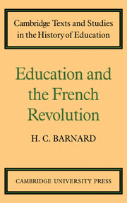 Education and the French Revolution