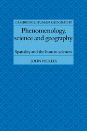 Phenomenology, Science and Geography