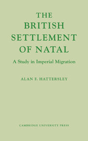 The British Settlement of Natal