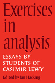 Exercises in Analysis