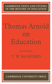 Thomas Arnold on Education