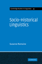 Socio-Historical Linguistics
