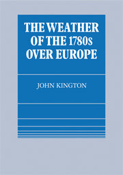 The Weather of the 1780s Over Europe