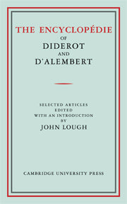 The Encyclopédie of Diderot and D'Alembert