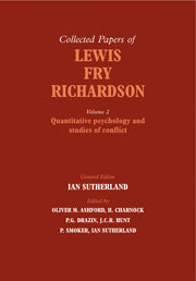 The Collected Papers of Lewis Fry Richardson