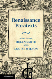 Renaissance Paratexts