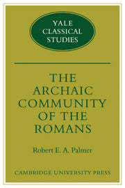 The Archaic Community of the Romans