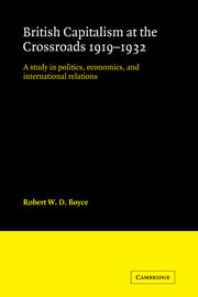 British Capitalism at the Crossroads, 1919–1932