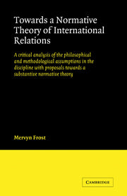 Towards a Normative Theory of International Relations