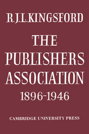 The Publishers Association 1896–1946