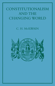 Constitutionalism and the Changing World