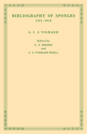 Bibliography of Sponges 1551–1913