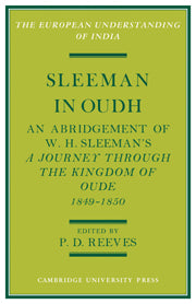 Sleeman in Oudh