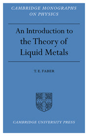 Introduction to the Theory of Liquid Metals
