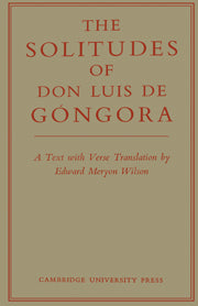 The Solitudes of Don Luis De Góngora