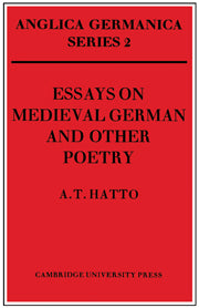 Essays on Medieval German and Other Poetry