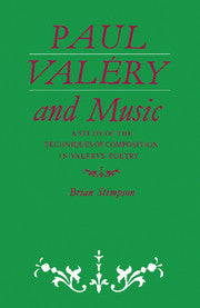 Paul Valéry and Music