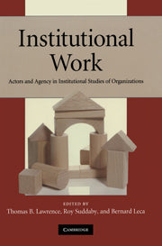Institutional Work