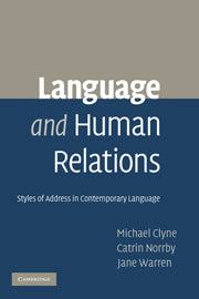 Language and Human Relations