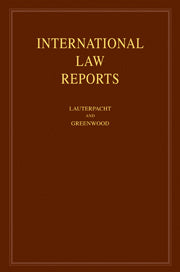 International Law Reports