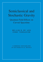 Semiclassical and Stochastic Gravity