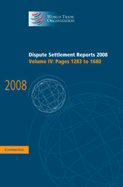 Dispute Settlement Reports 2008: Volume 4, Pages 1283-1680