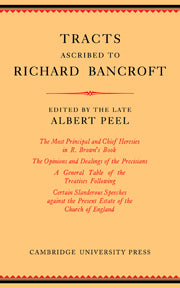 Tracts Ascribed to Richard Bancroft