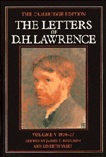 The Letters of D. H. Lawrence: Volume 5, March 1924–March 1927