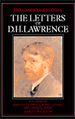The Letters of D. H. Lawrence: Volume 8, Previously Unpublished Letters and General Index