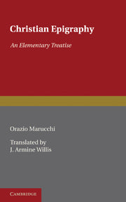 Christian Epigraphy