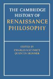 The Cambridge History of Renaissance Philosophy