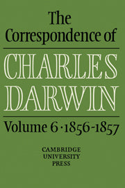 The Correspondence of Charles Darwin: Volume 6, 1856–1857
