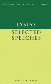 Lysias: Selected Speeches