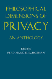 Philosophical Dimensions of Privacy