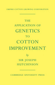 The Application of Genetics to Cotton Improvement