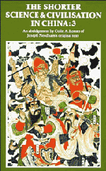 The Shorter Science and Civilisation in China: Volume 3