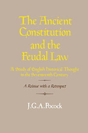 The Ancient Constitution and the Feudal Law