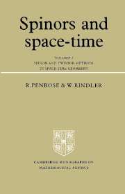 Spinors and Space-Time: Volume 2, Spinor and Twistor Methods in Space-Time Geometry