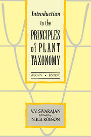 Introduction to the Principles of Plant Taxonomy