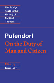Pufendorf: On the Duty of Man and Citizen according to Natural Law