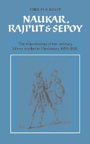 Naukar, Rajput, and Sepoy