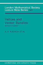 Helices and Vector Bundles