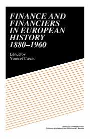 Finance and Financiers in European History 1880–1960