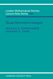 Quasi-symmetric Designs