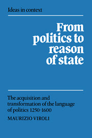 From Politics to Reason of State