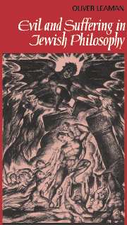 Evil and Suffering in Jewish Philosophy
